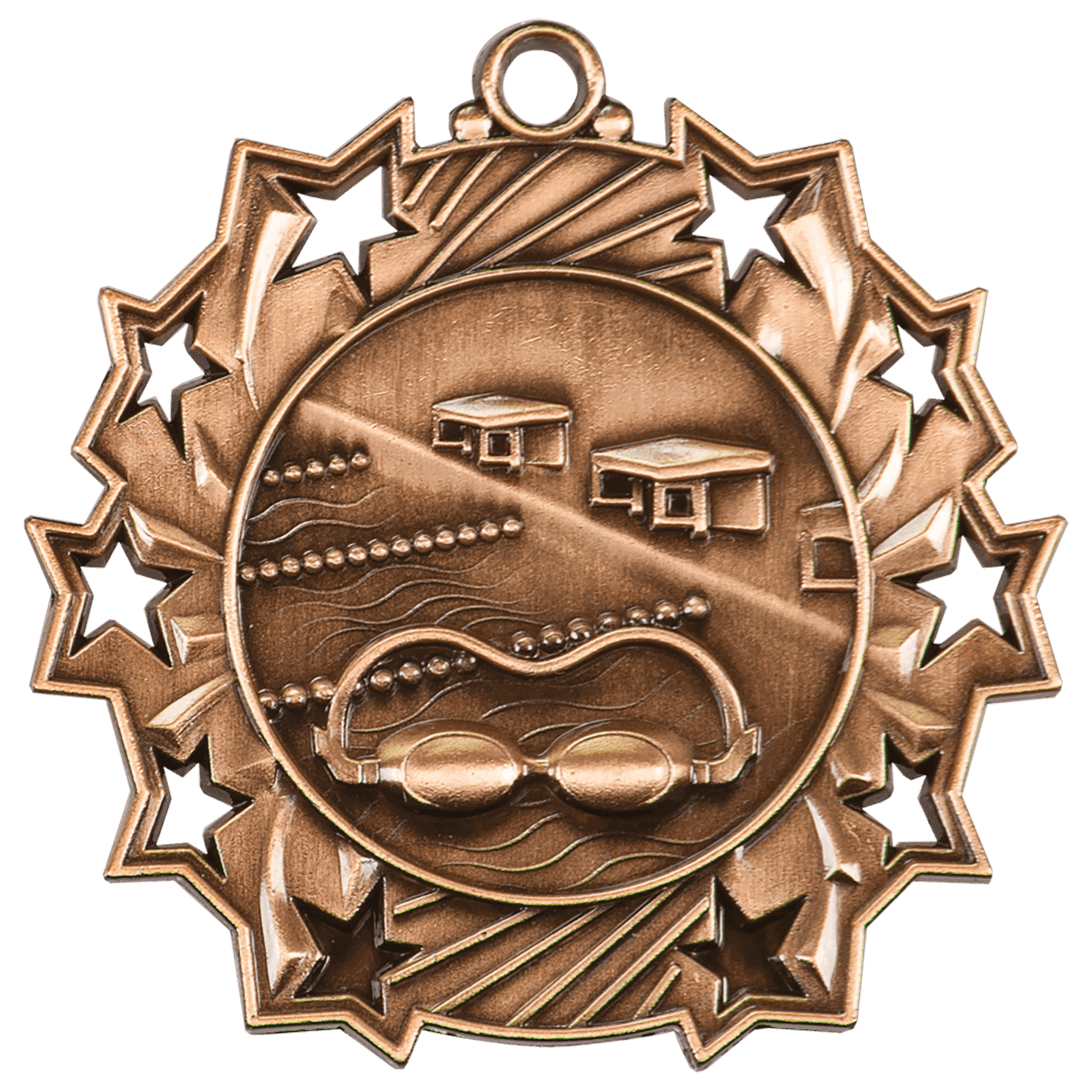 Swimming Ten Star Medal-Bronze