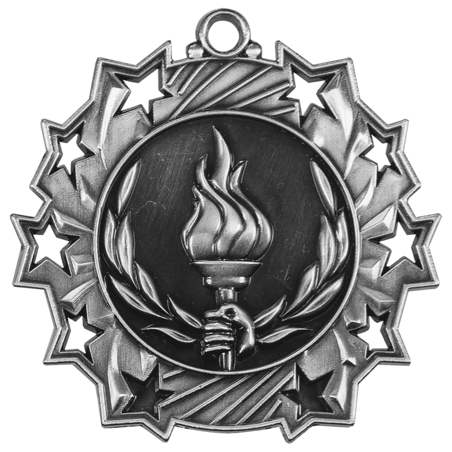 Torch Ten Star Medal-Silver