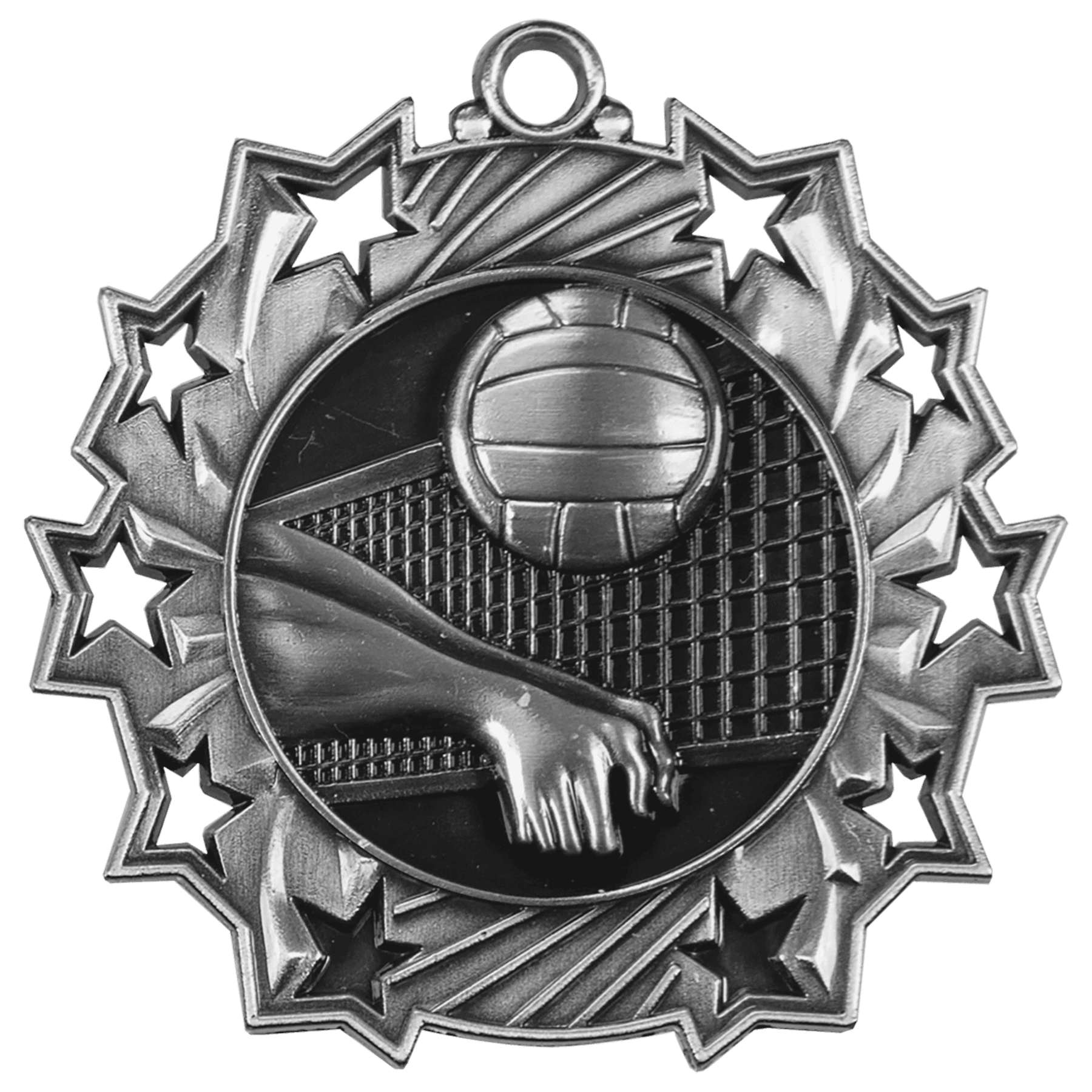 Volleyball Ten Star Medal-Silver