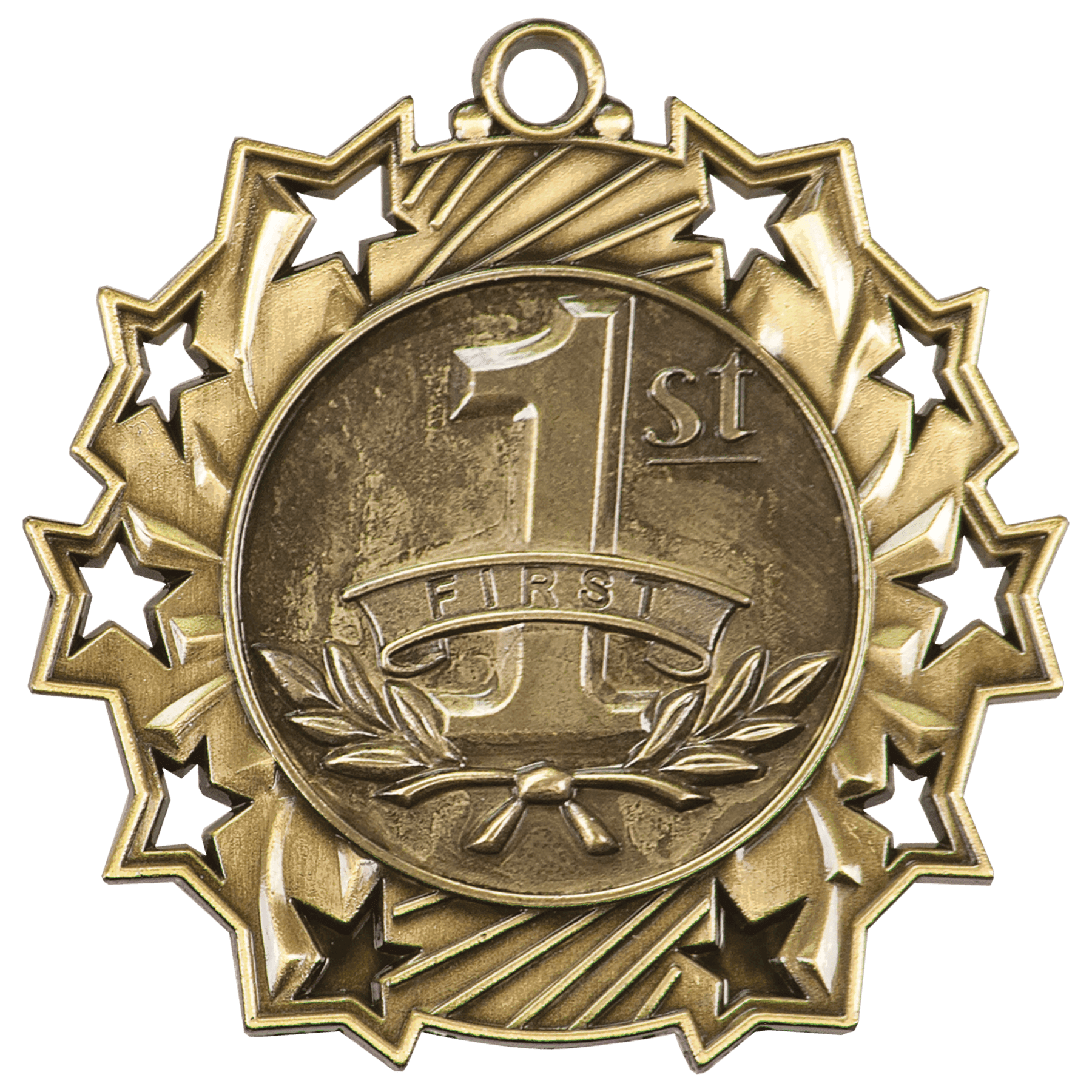 1st Place Ten Star Medal (Gold only)