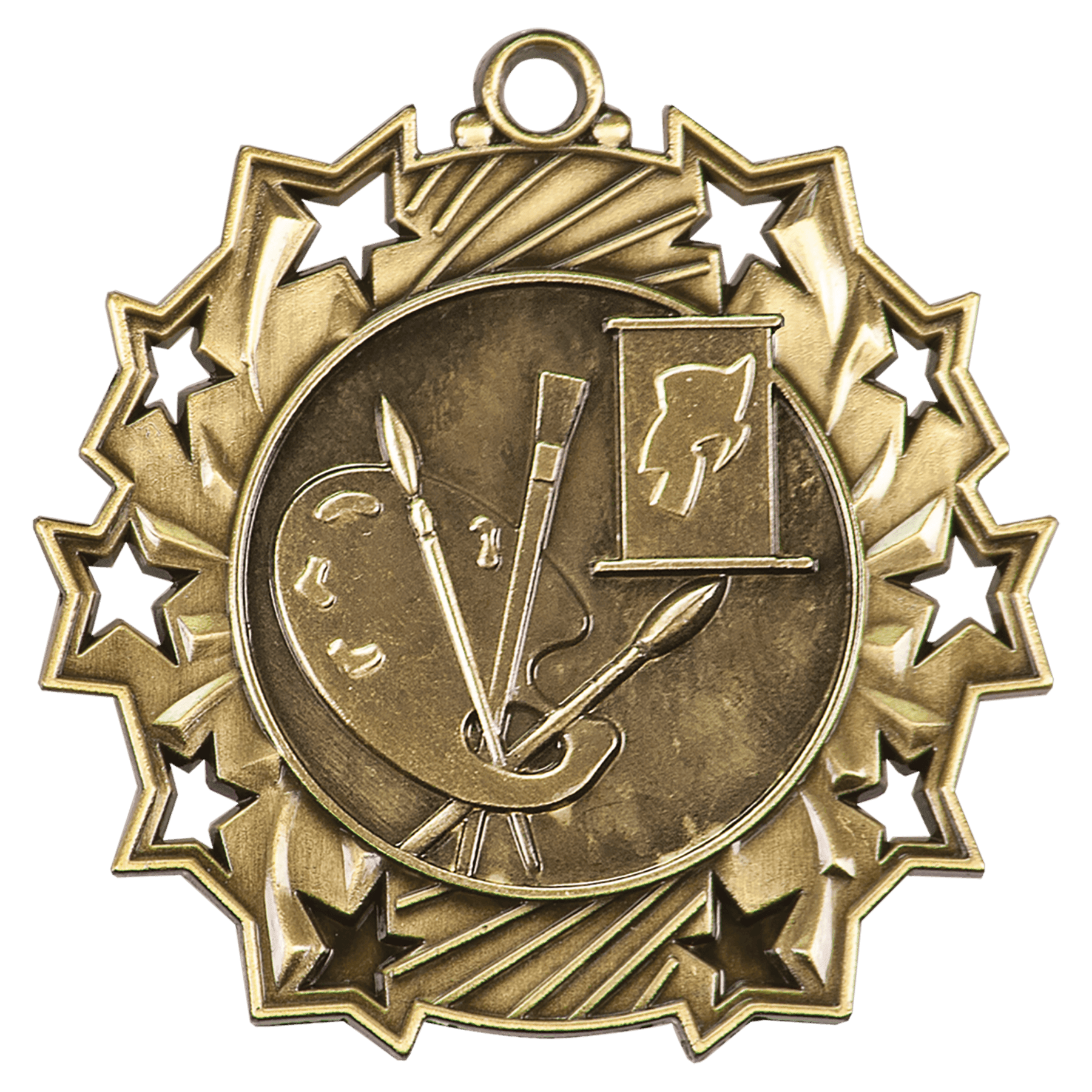 Art Ten Star Medal-Gold