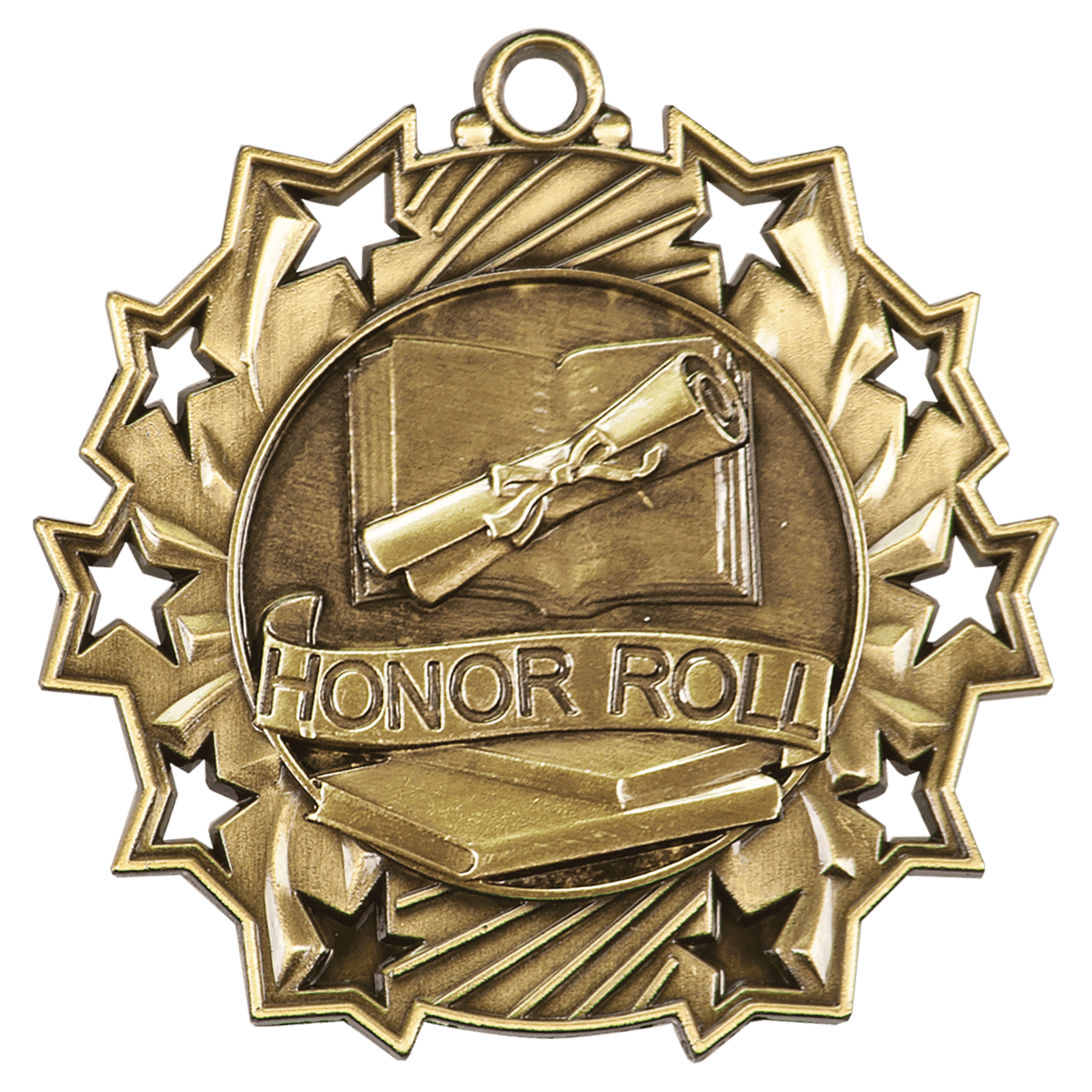 Honor Roll Ten Star Medal-Gold