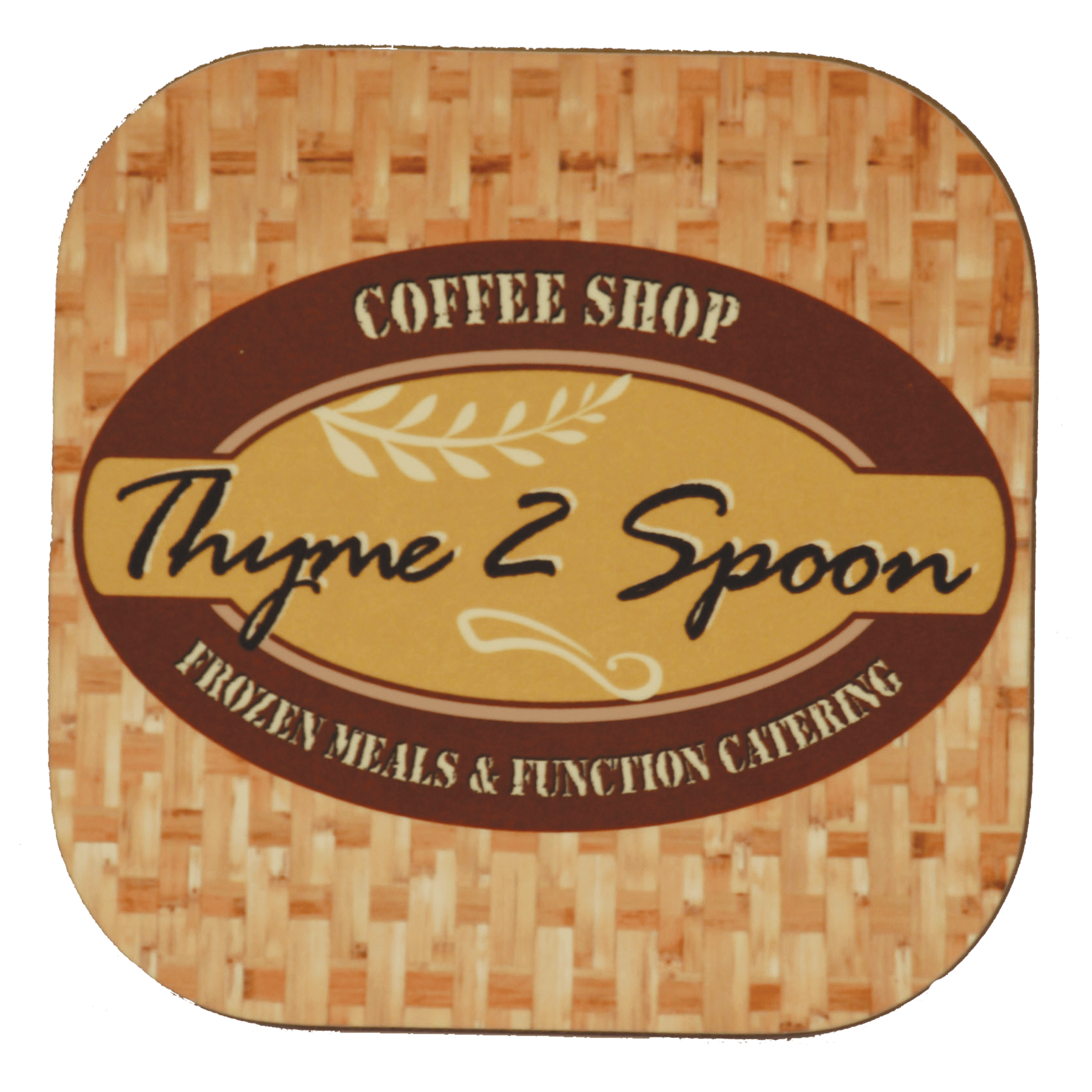 1-Sided Gloss Hardboard Square Coaster