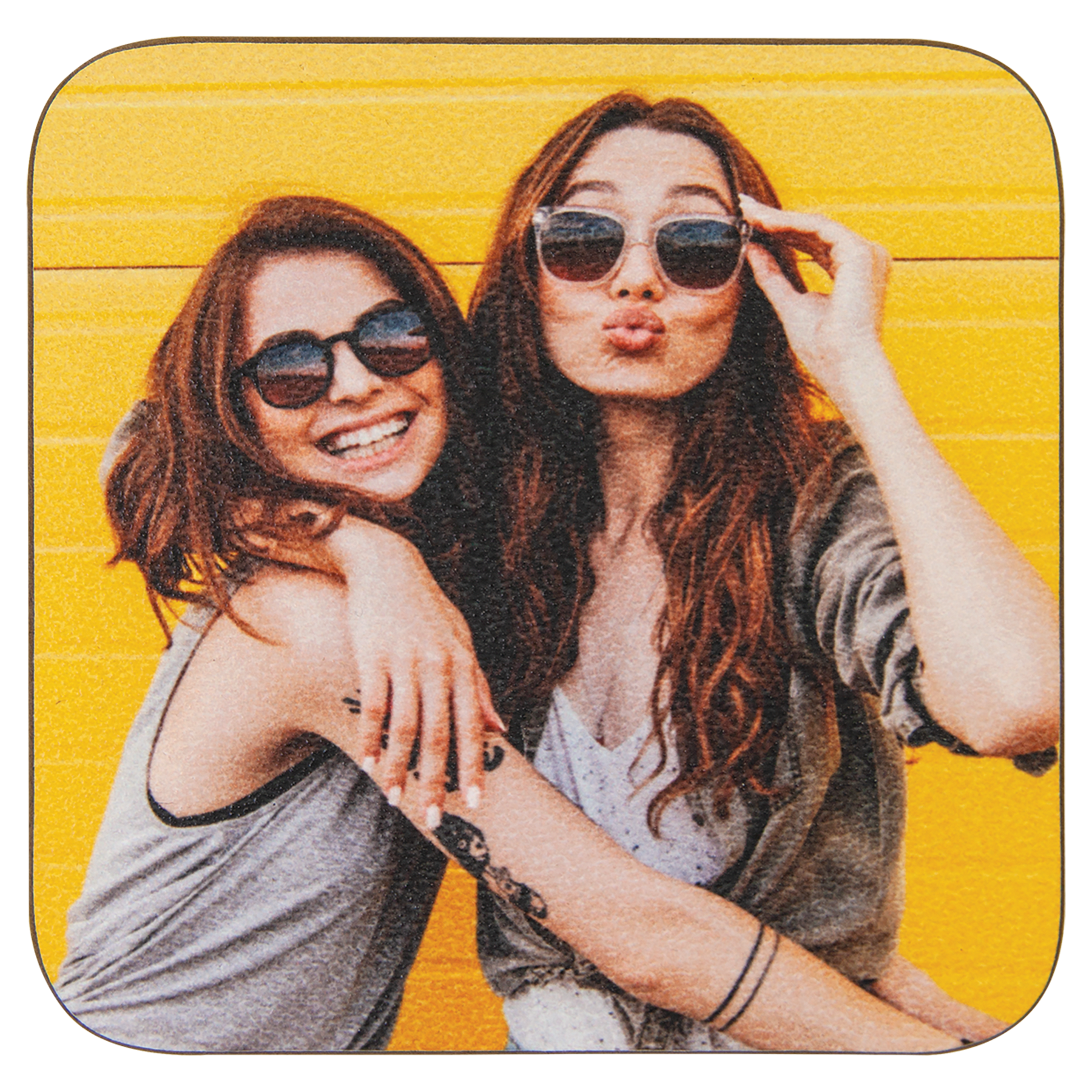 1-Sided Textured Square Coaster