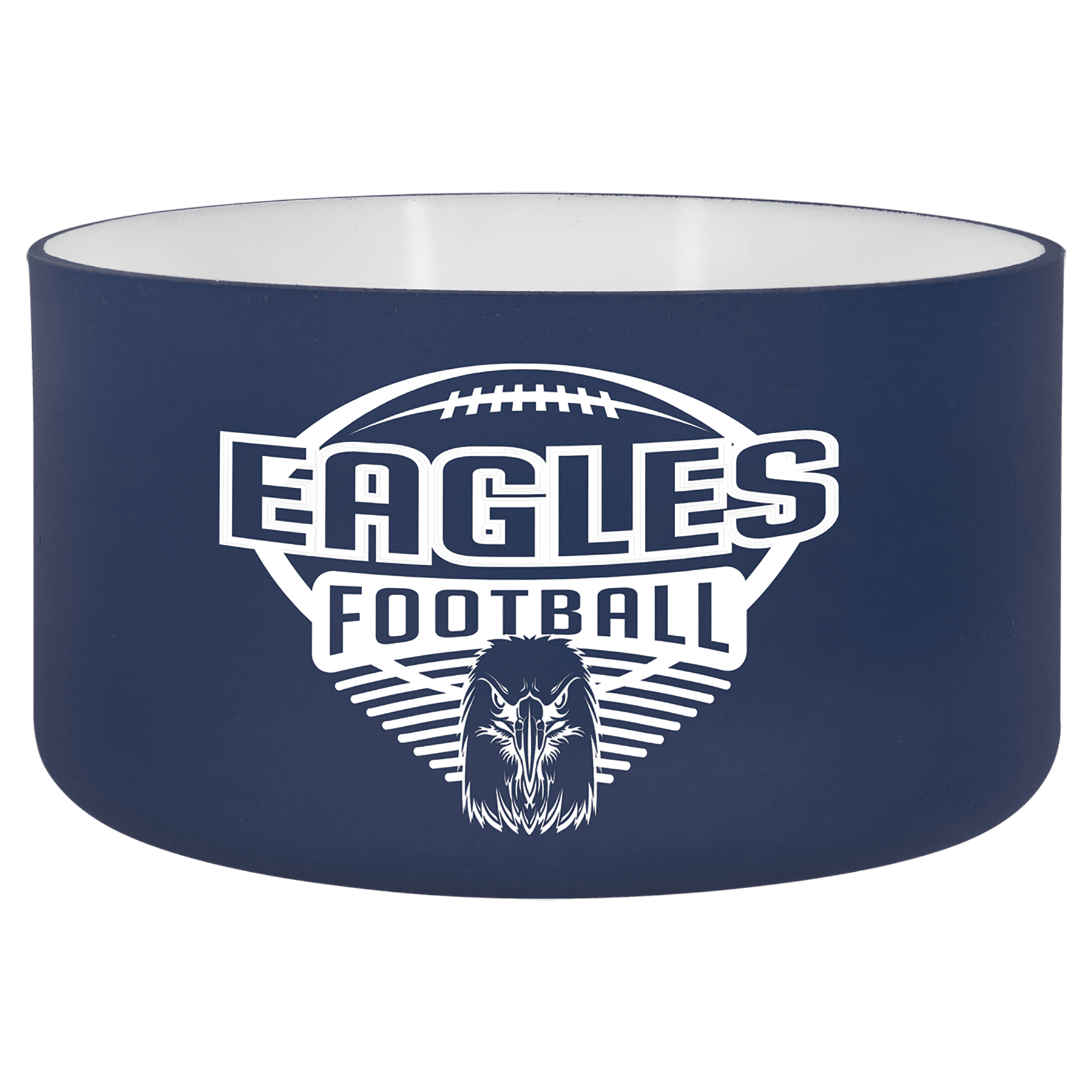 Navy Blue/White Silicone Water Bottle Boot for 32 oz. Water Bottles