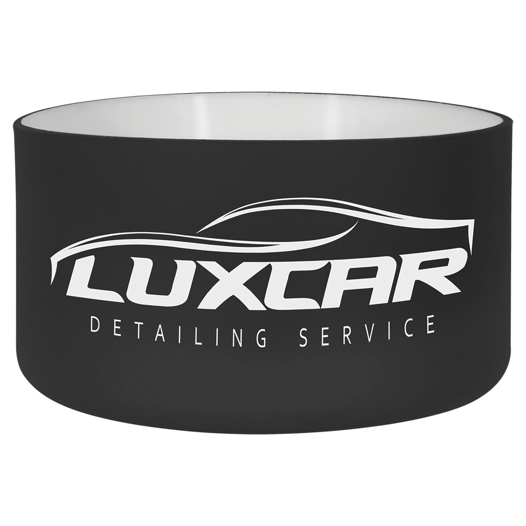 Black/White Silicone Water Bottle Boot for 40 oz. Water Bottles