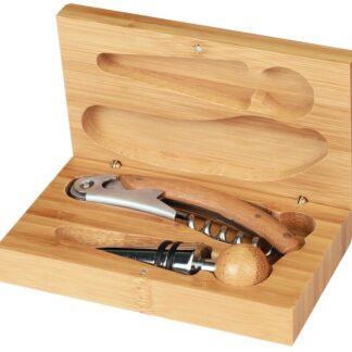 Bamboo 2-Piece Wine Tool Set