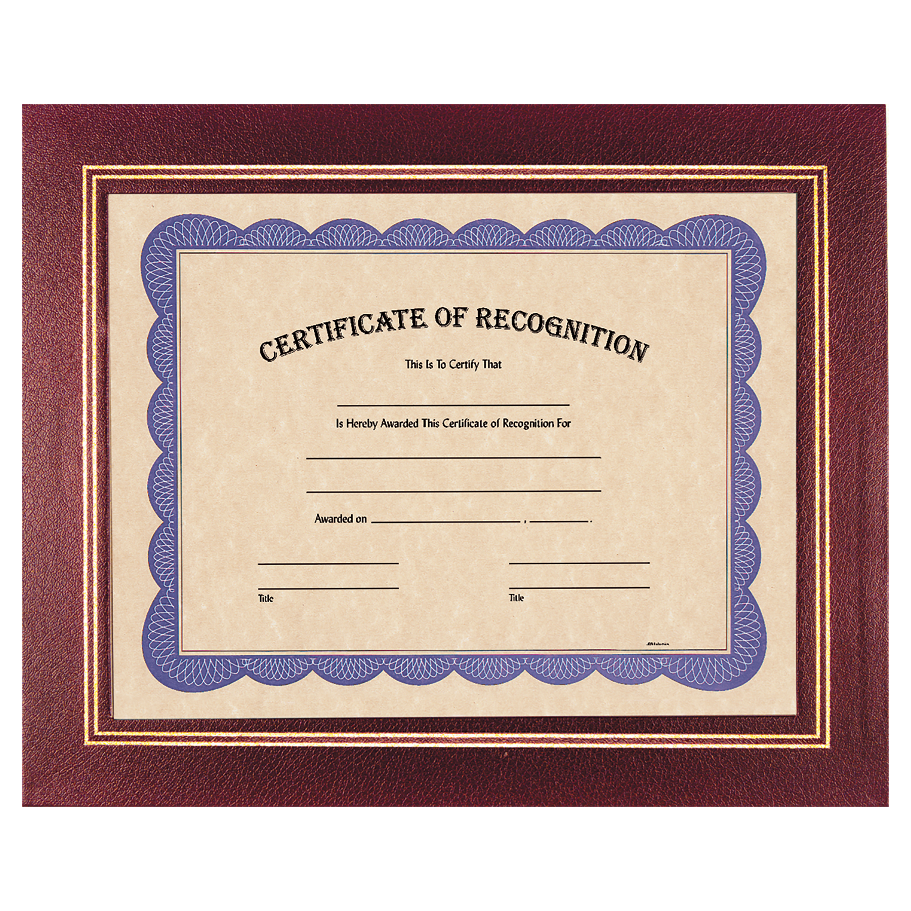 Burgundy Z7 Certificate Holder